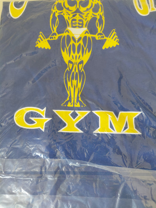 Gold gym vest